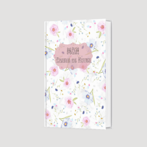 Charming Floral Notebook: Ideal for Notes, Journaling & Brainstorming (French)