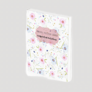 Floral Pattern Composition Notebook: Your Creative Writing Companion