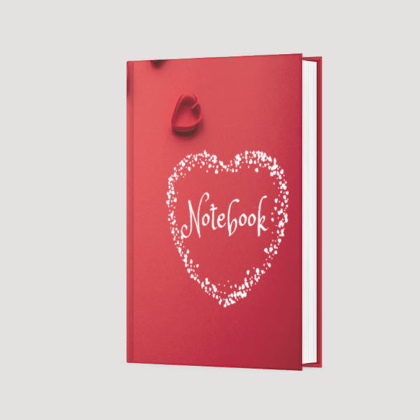 cover Heart Pattern Cover Composition Notebook